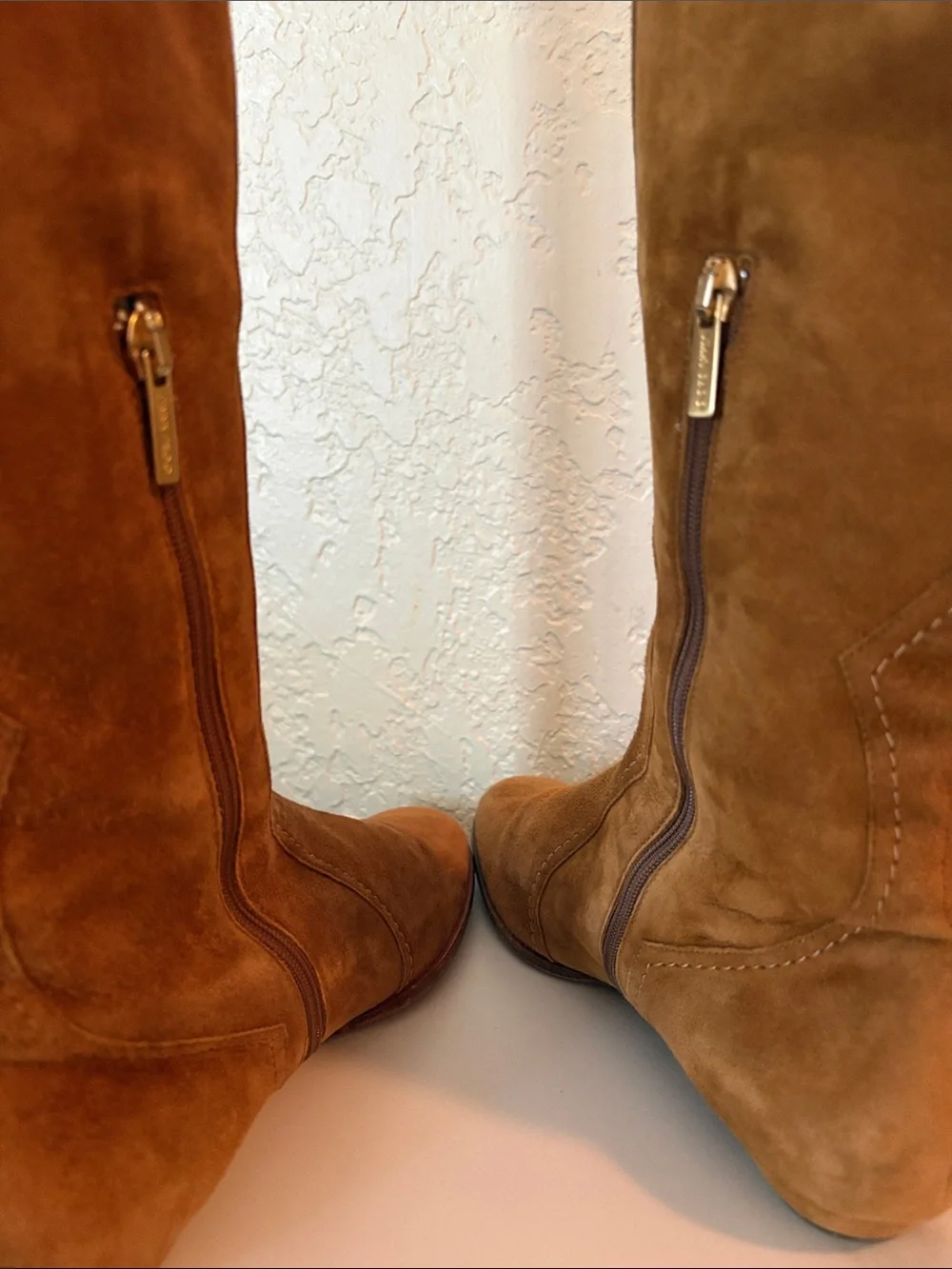 Jimmy Choo Tall Suede Over-the-Knee Boots in Cognac